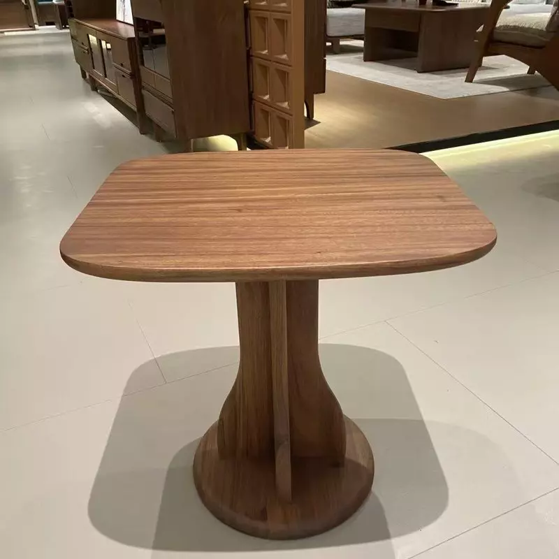Massief houten bijzettafel
